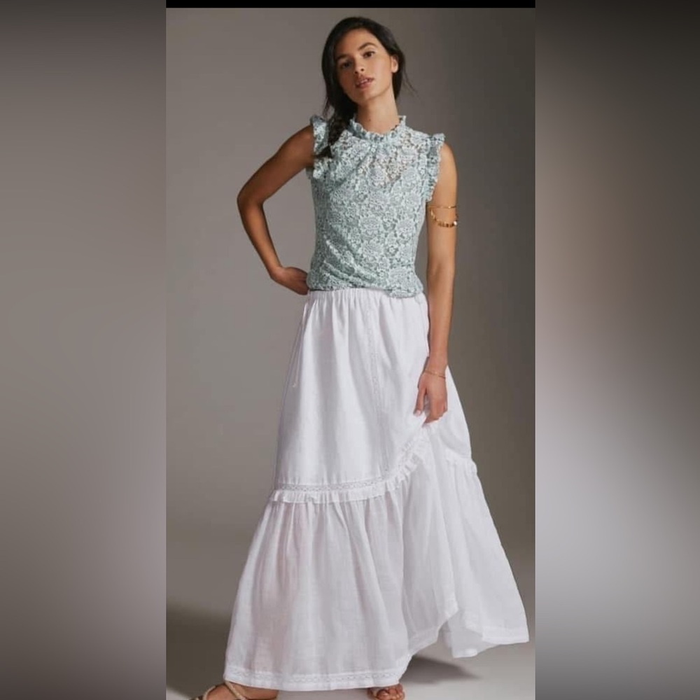 Dolan blue lace tank top NWT size M